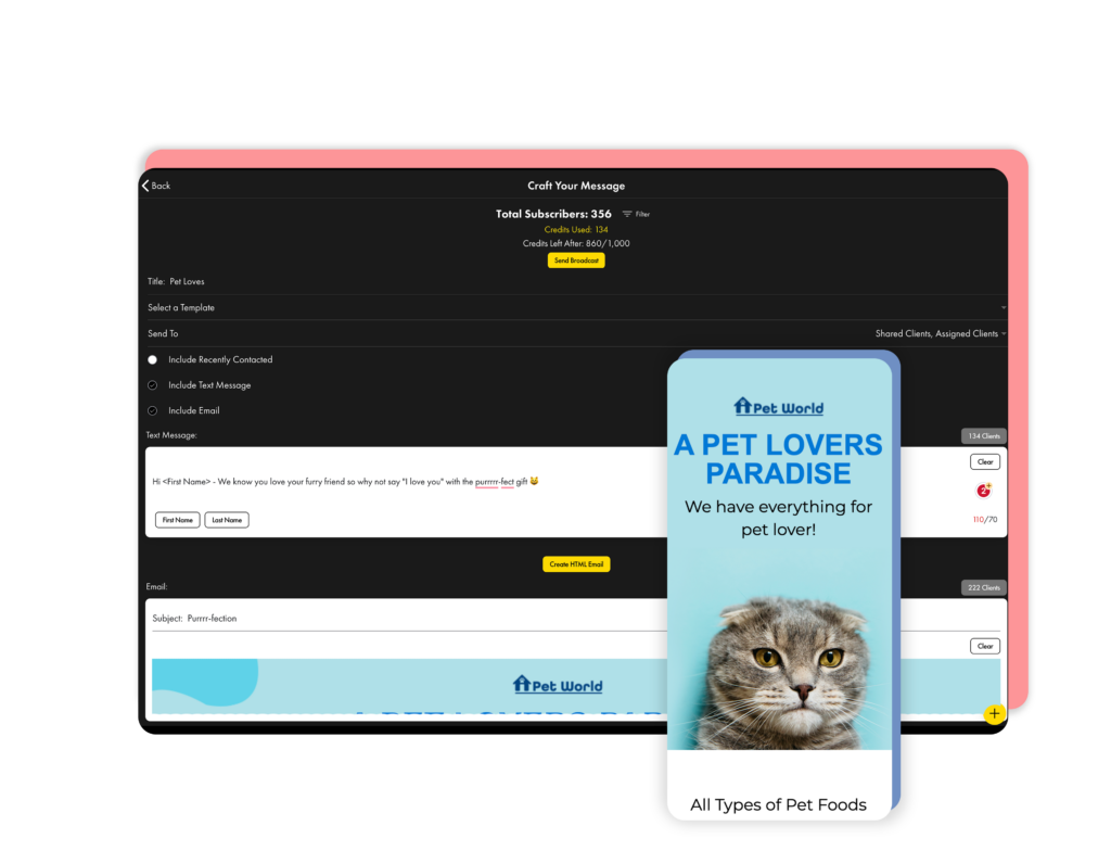 Email and Text Marketing for Retail Stores – OneShop